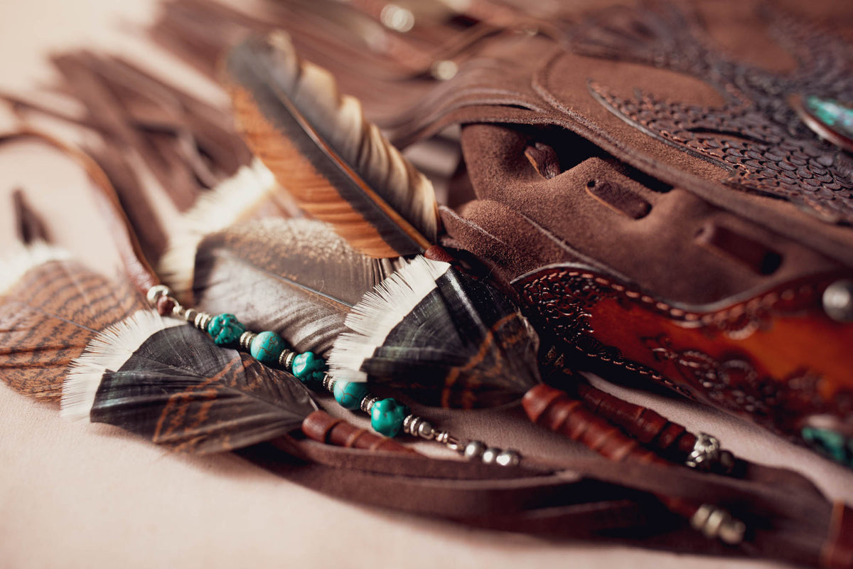 Petite Cheyenne Eagle Bag with Turquoise