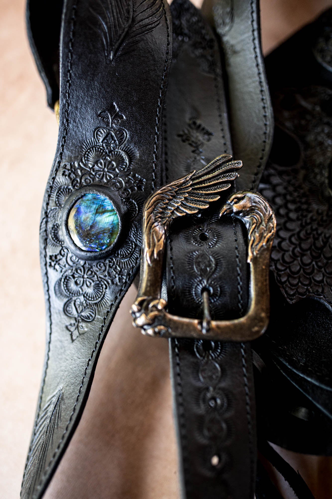 Petite Cheyenne Eagle Bag with Labradorite