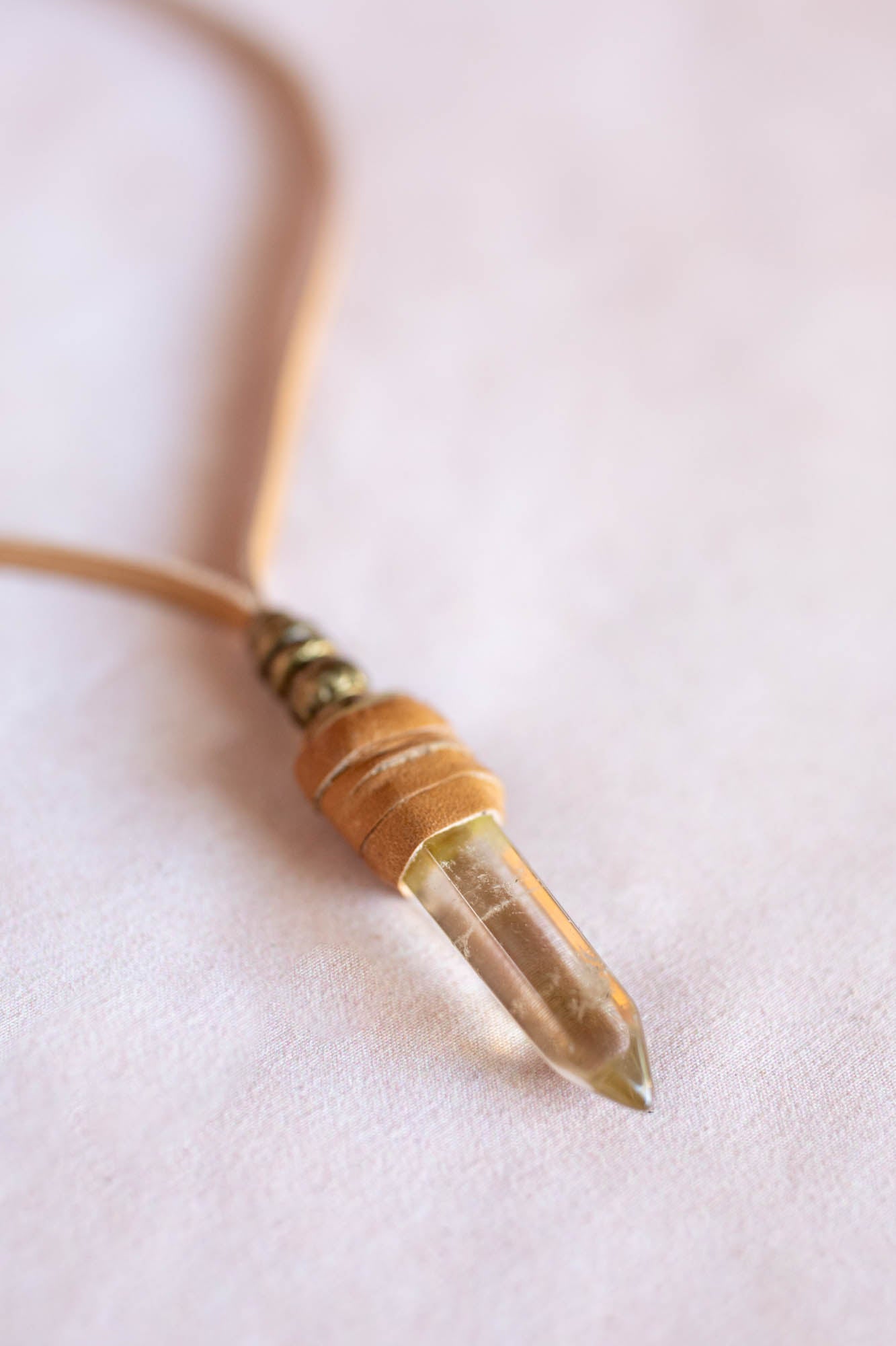 Priestess Necklace with Citrine