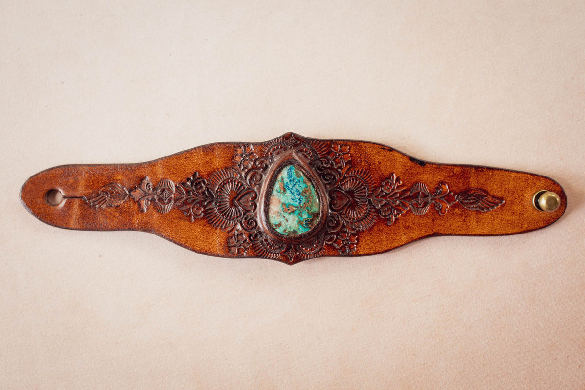 Little Western Cuff with Azurite