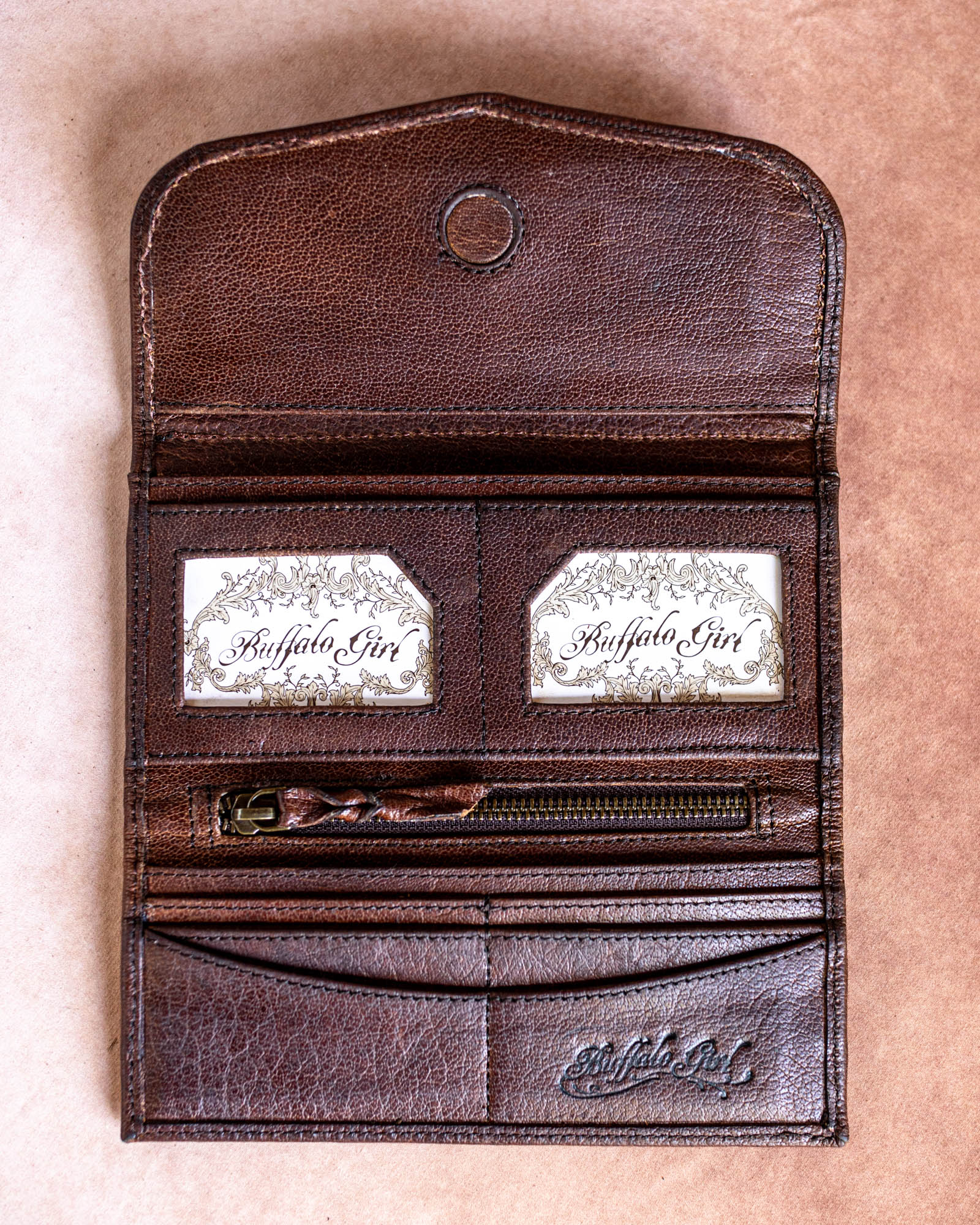 Mandala Wallet with Navajo Concho