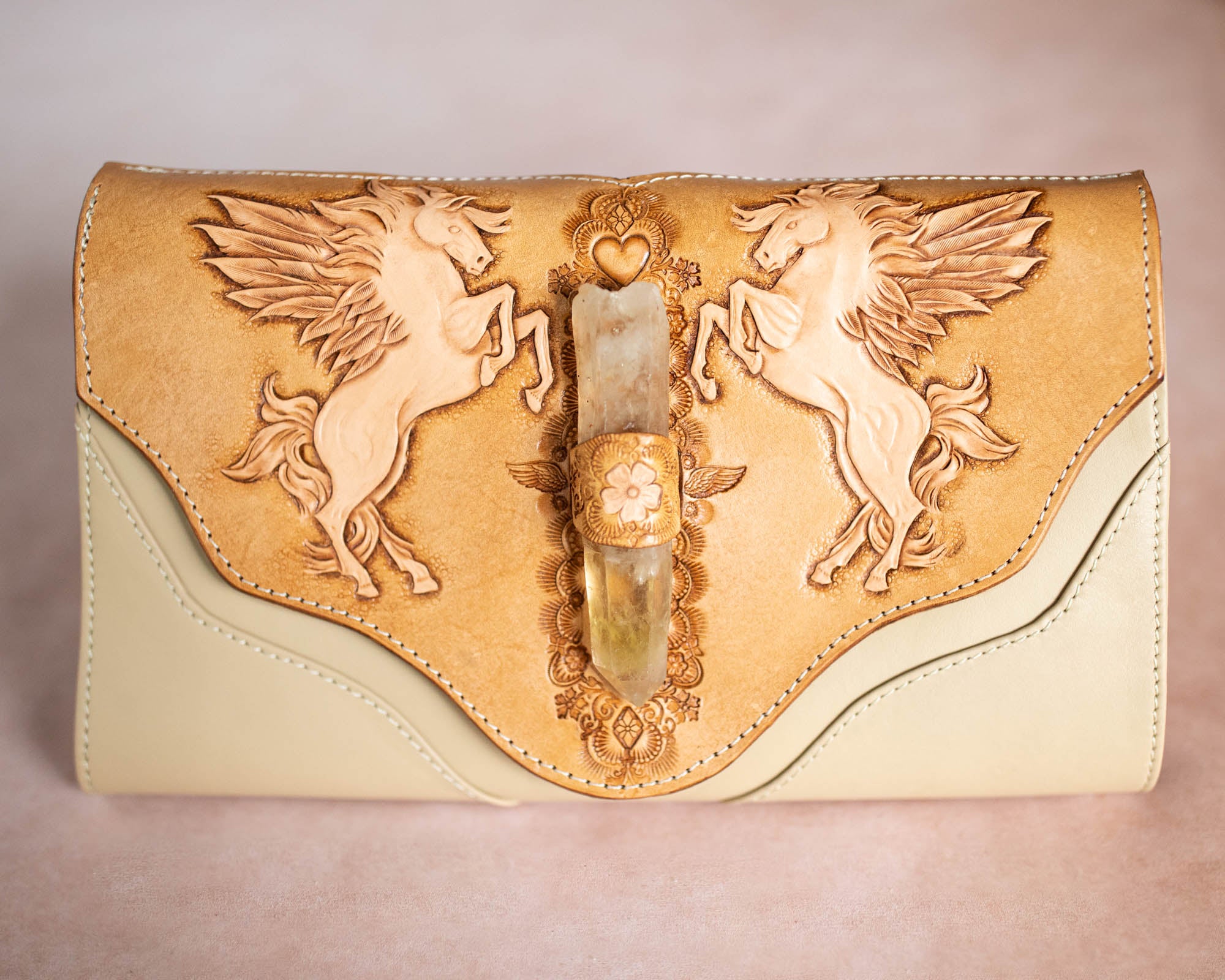 Pegasus Clutch with Citrine
