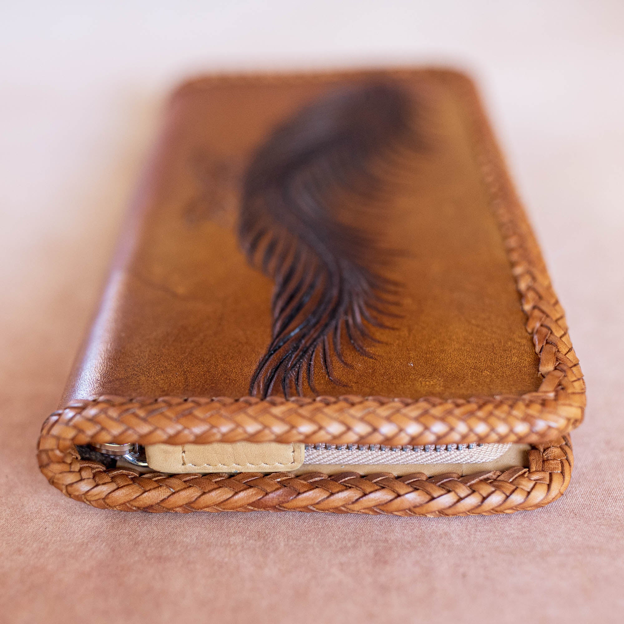 Large Pegasus Wallet with High Grade Turquoise