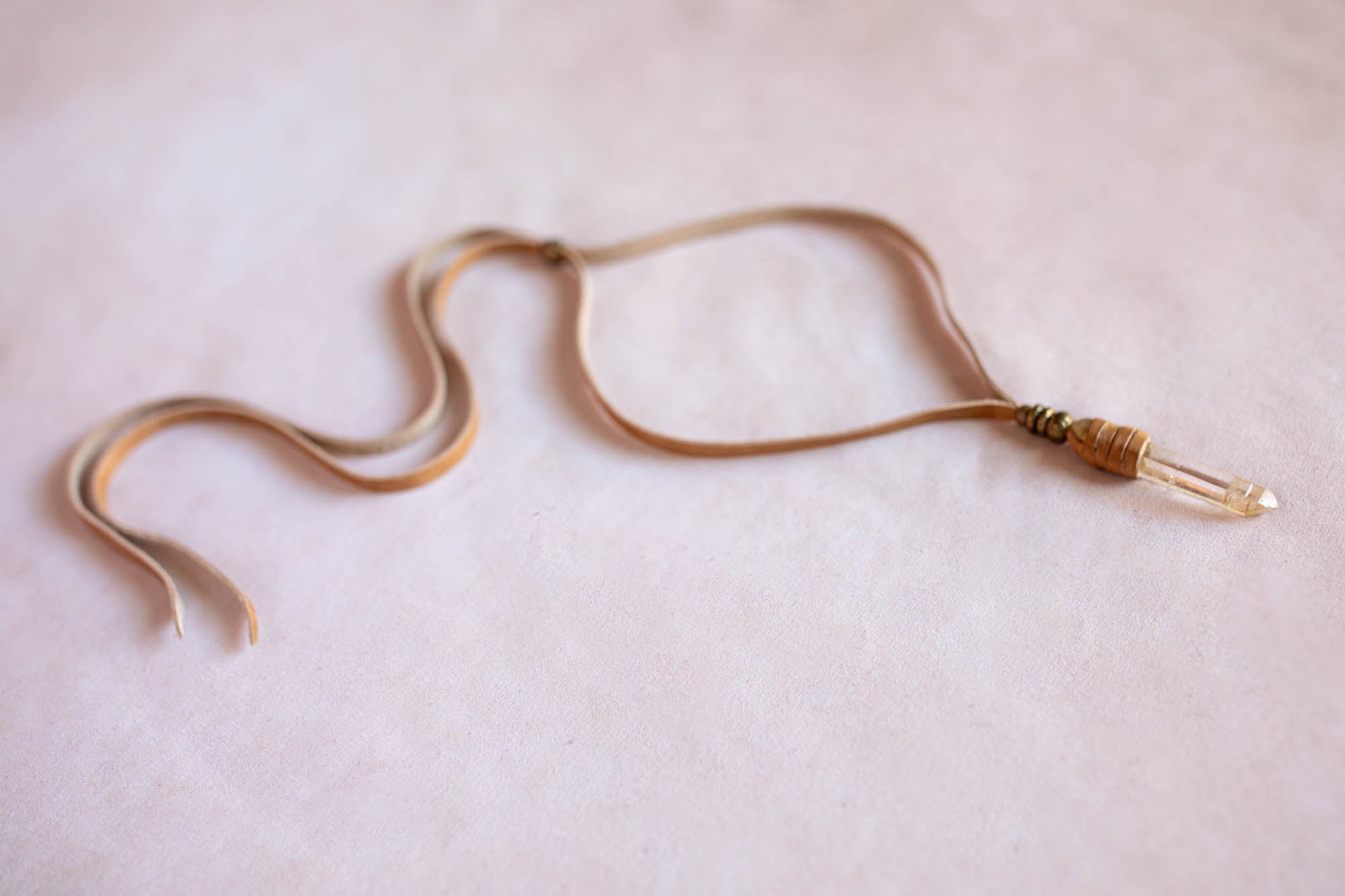 Priestess Necklace with Citrine