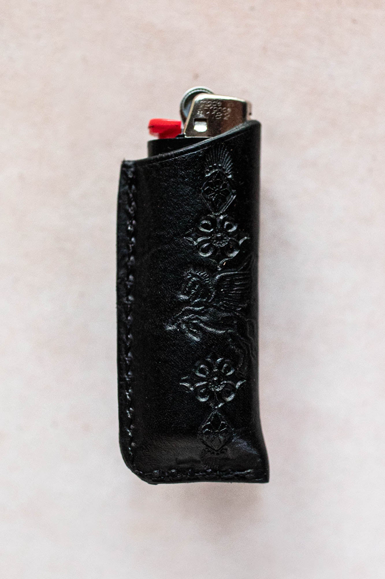 Woodstock Lighter Case with Smoky Quartz