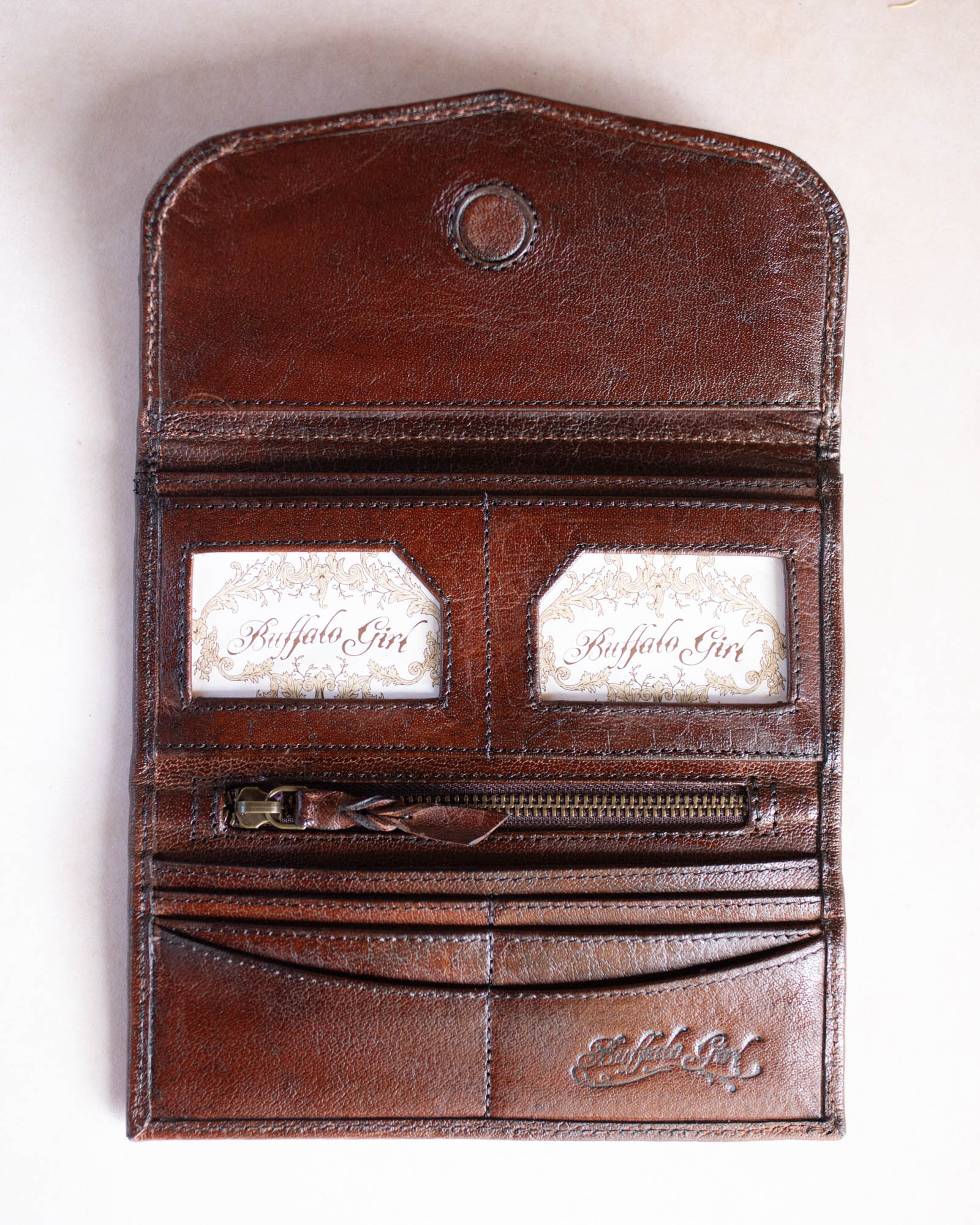 Rebel Eagle Wallet - Antique Brown