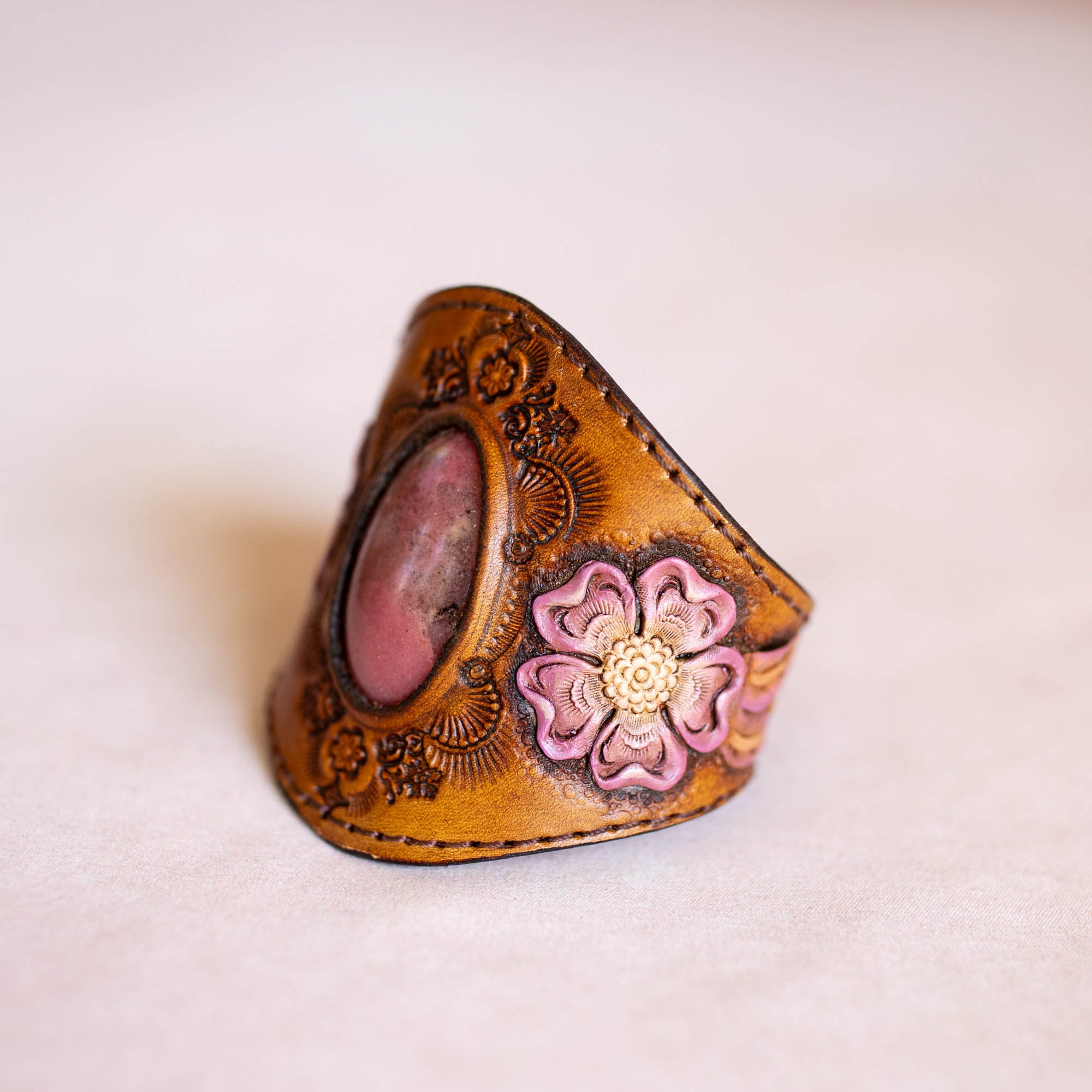 Desert Bloom Cuff with Rhodonite