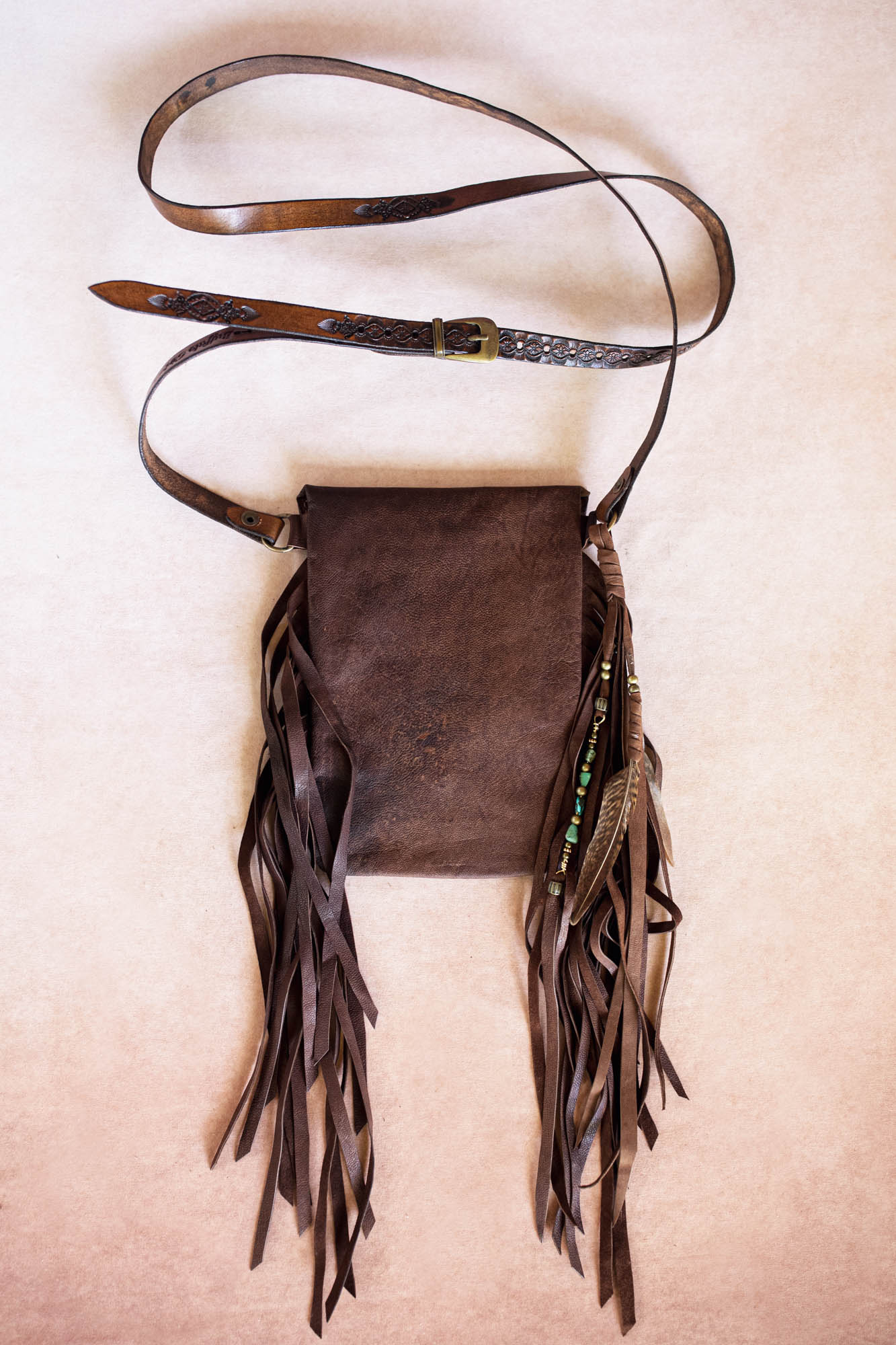 Gypsy Wanderer Phone Pouch with Turquoise