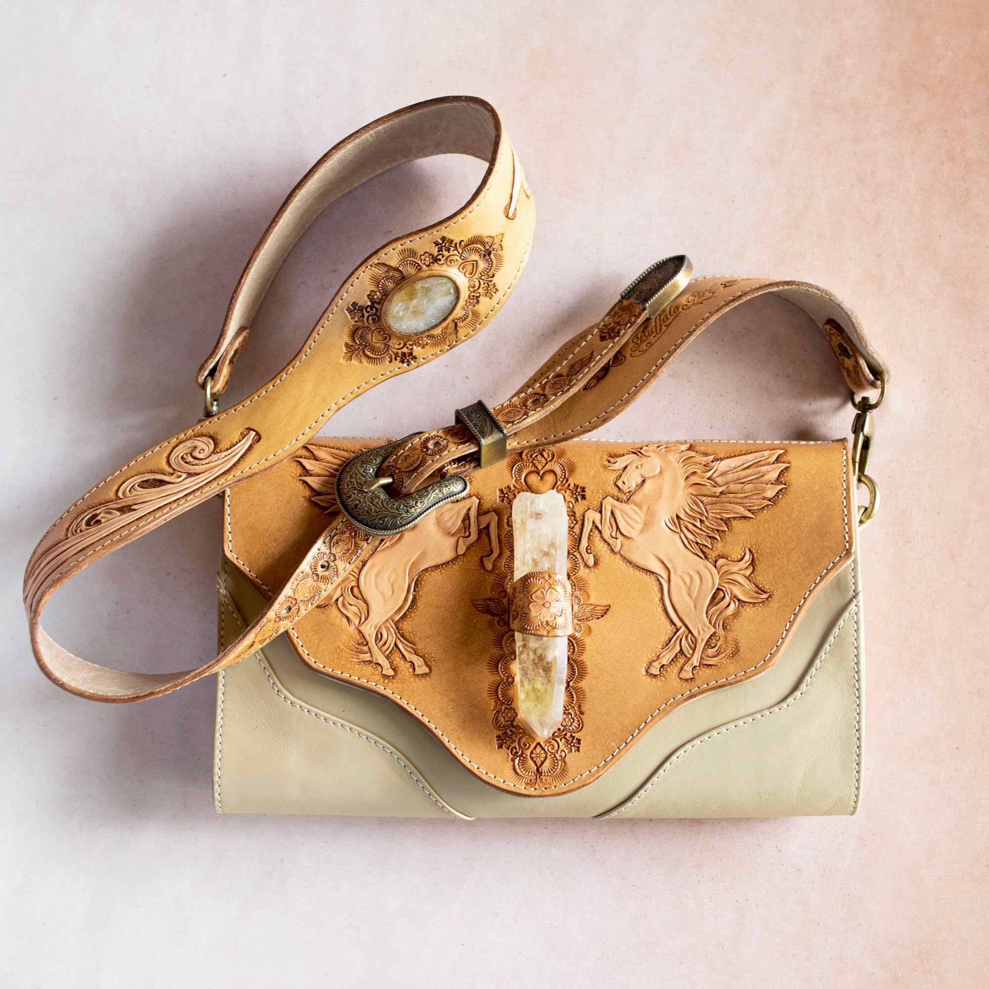 Pegasus Clutch with Citrine