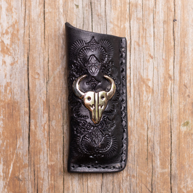 Buffalo Skull Lighter Case