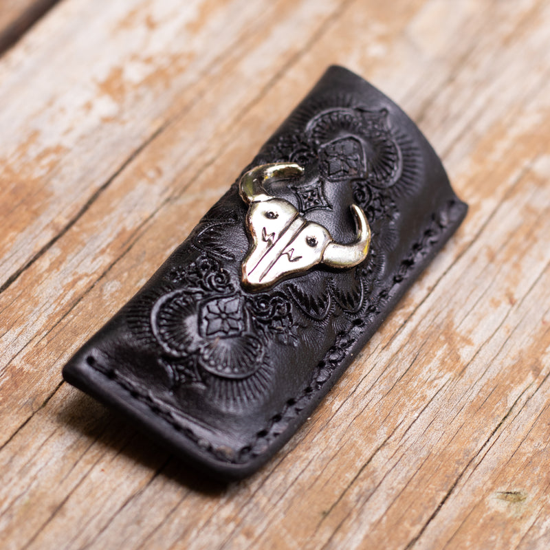 Buffalo Skull Lighter Case