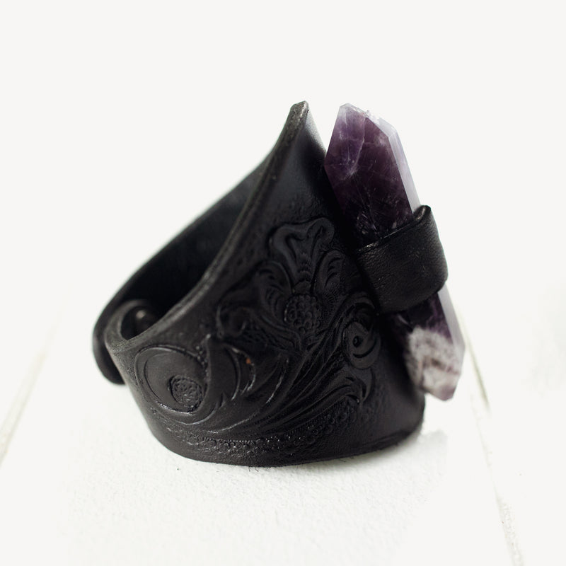 Western Priestess Cuff with Amethyst