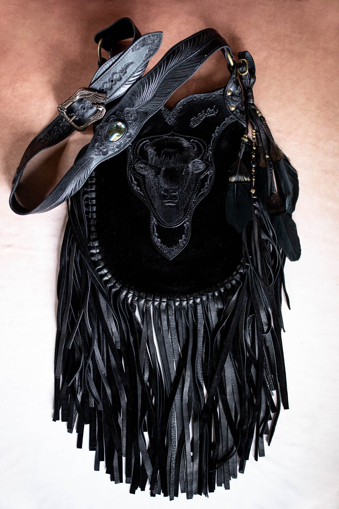 Apache Eagle Bag with Labradorite