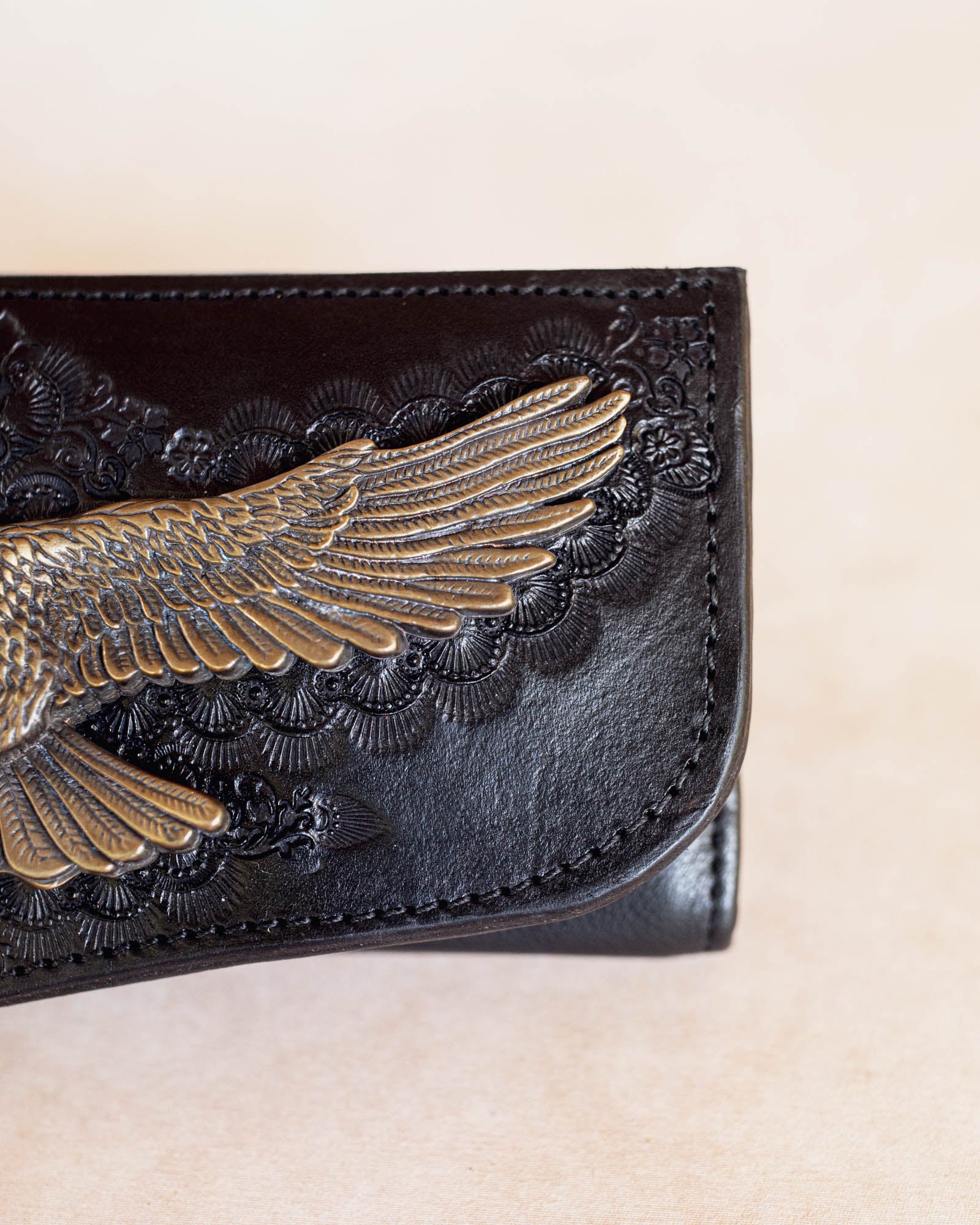 Rebel Eagle Wallet - Black