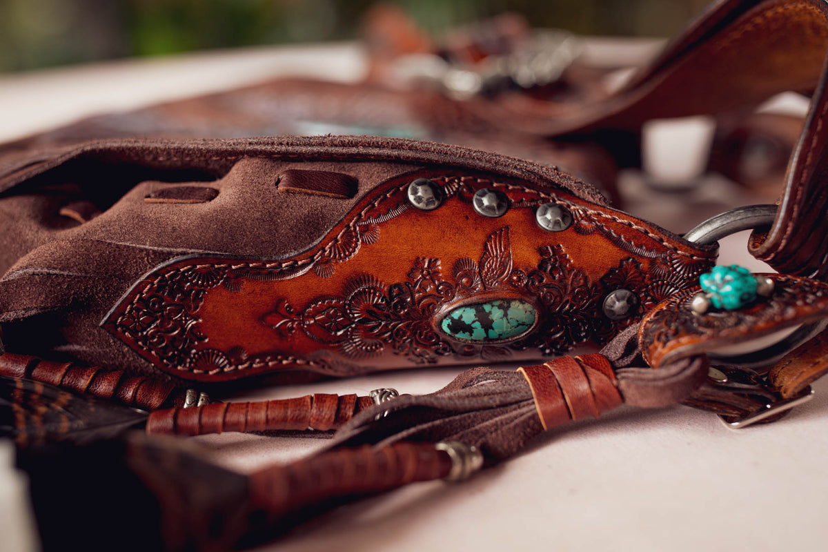 Petite Cheyenne Eagle Bag with Turquoise