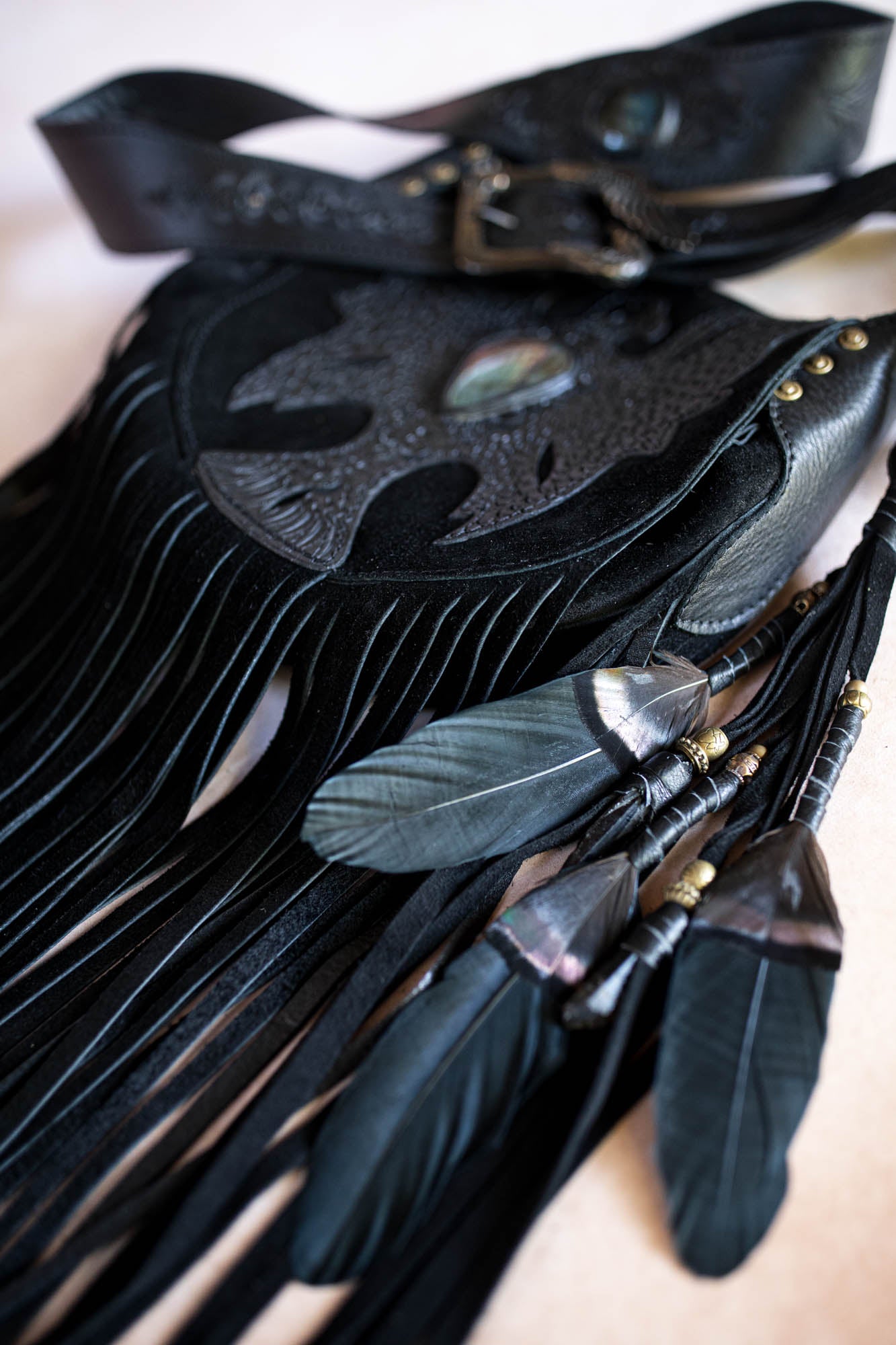 Petite Cheyenne Eagle Bag with Labradorite