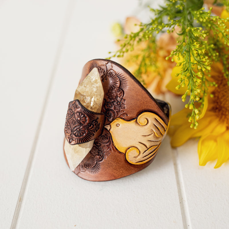 Priestess Cuff with Citrine