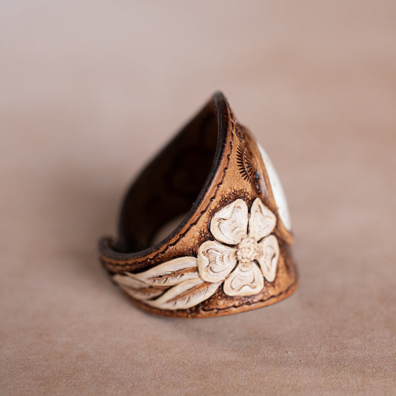 Desert Bloom Cuff with Wild Horse Magnesite