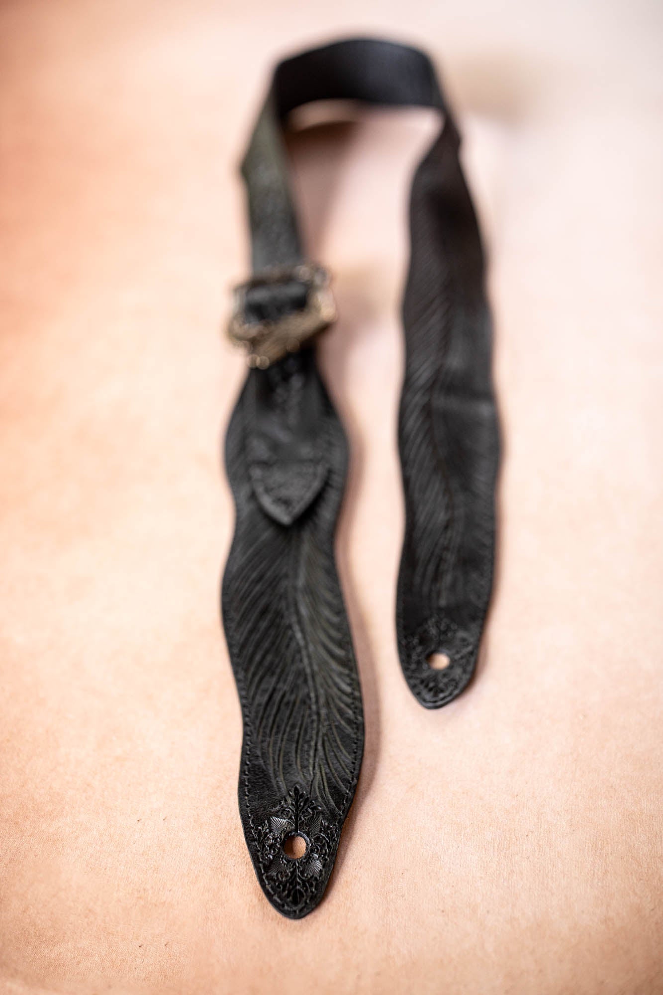 Eagle Feather Guitar Strap