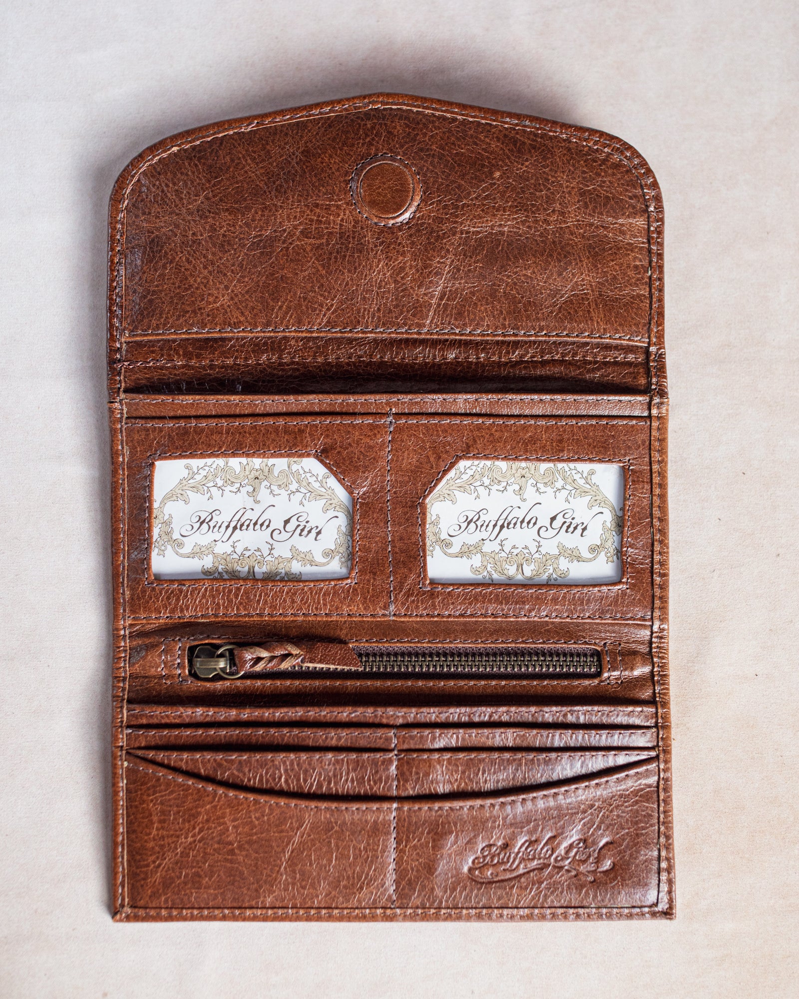 Eagle Feather Wallet with Dragon Stone