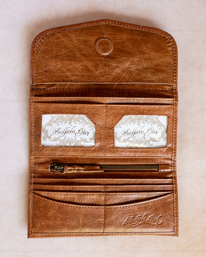 Desert Bloom Wallet with Amazonite