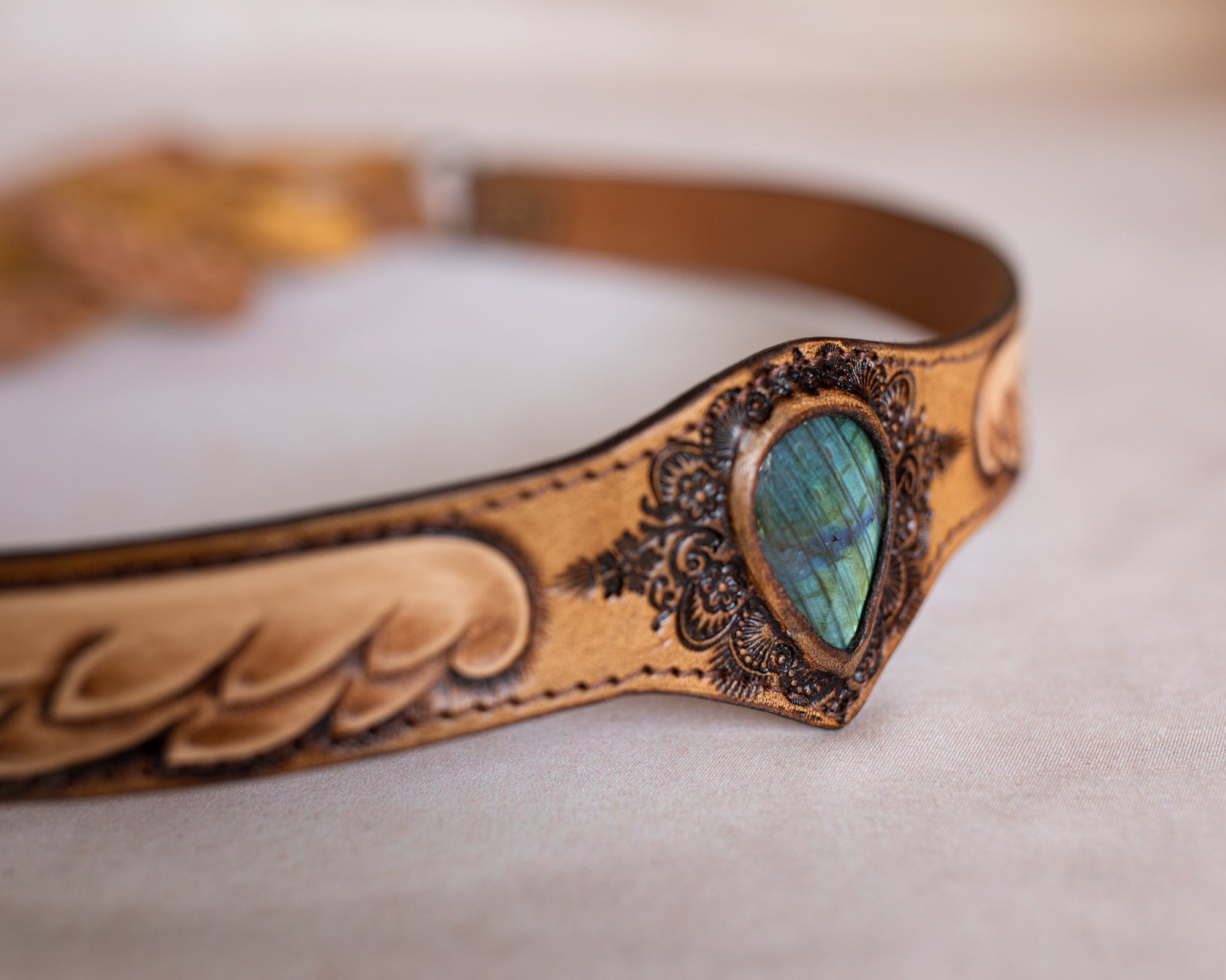 Guardian Wings Belt with Labradorite