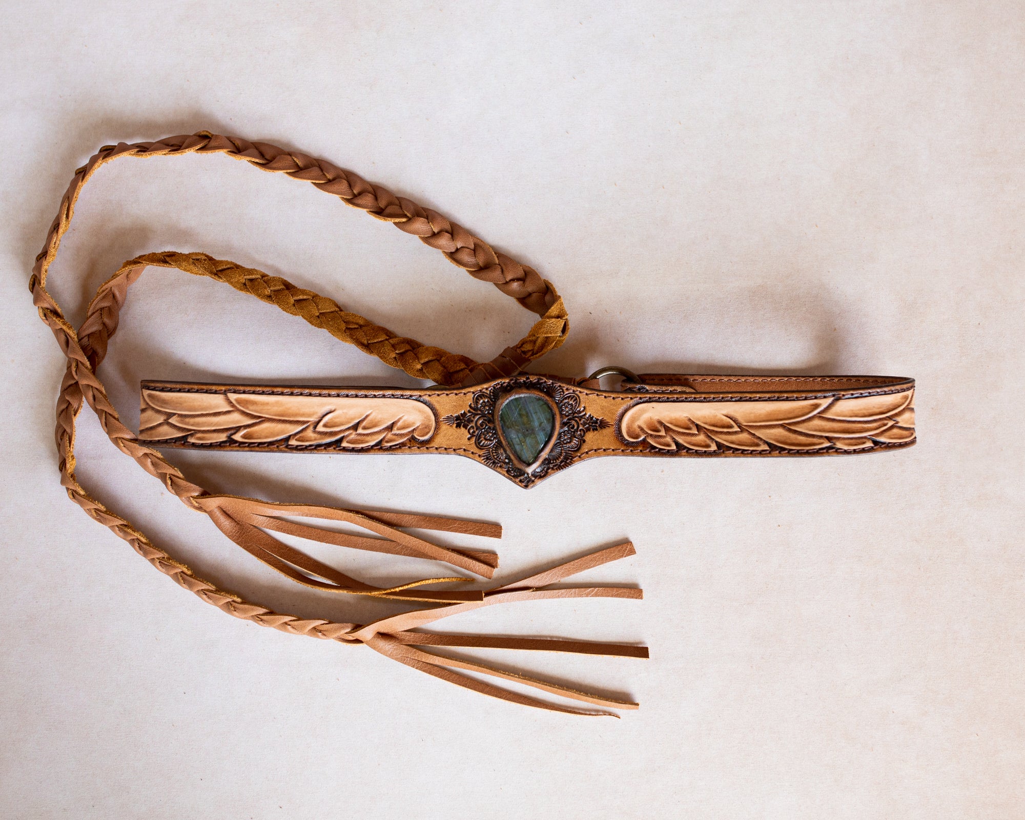 Guardian Wings Belt with Labradorite