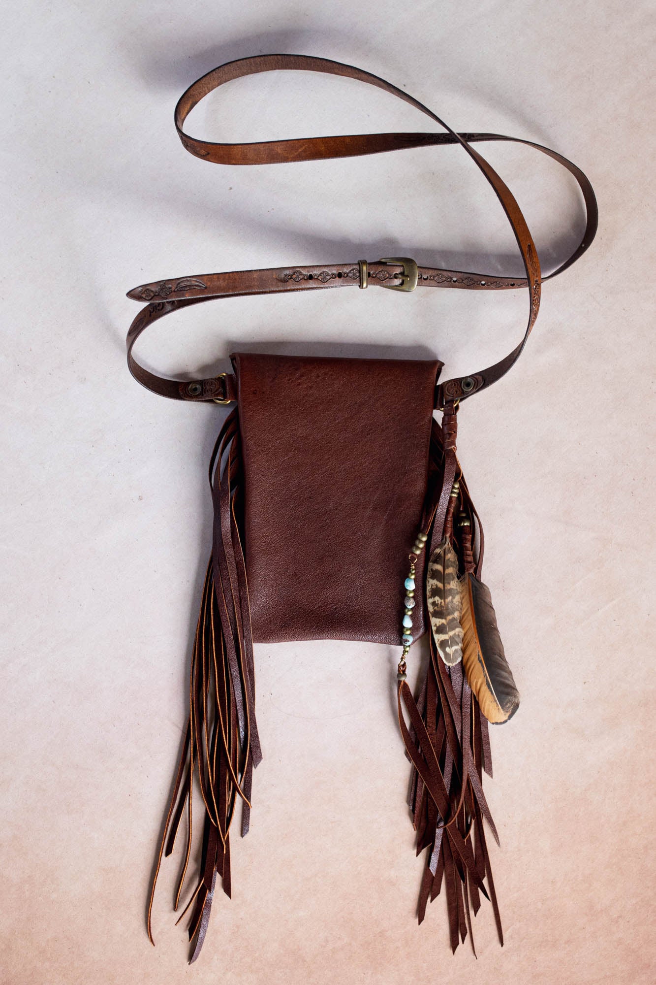 Gypsy Wanderer Phone Pouch with Larimar