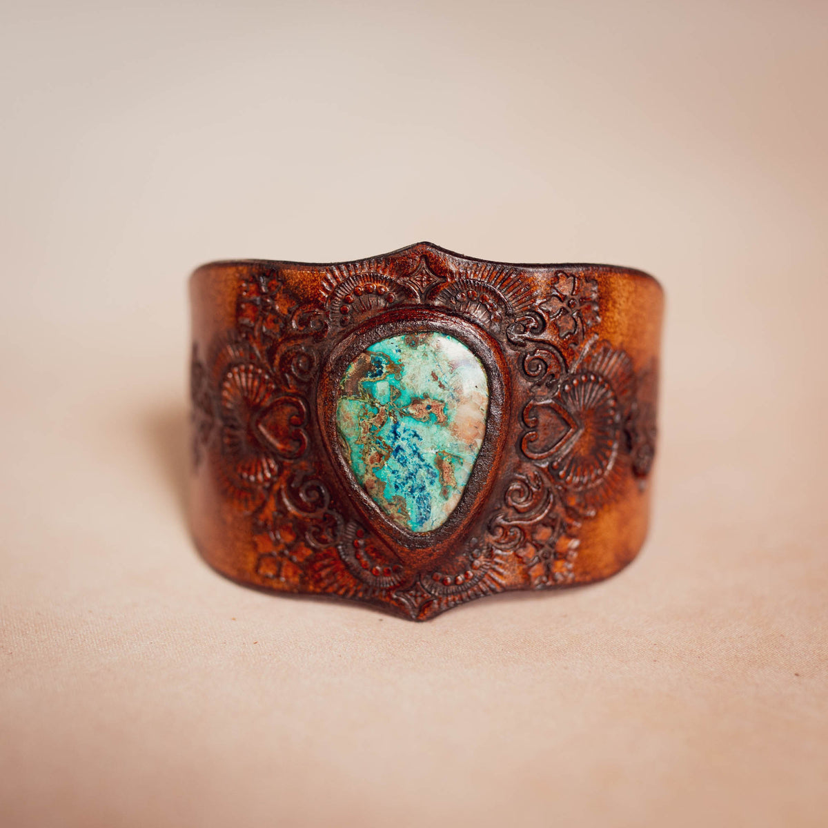Little Western Cuff with Azurite