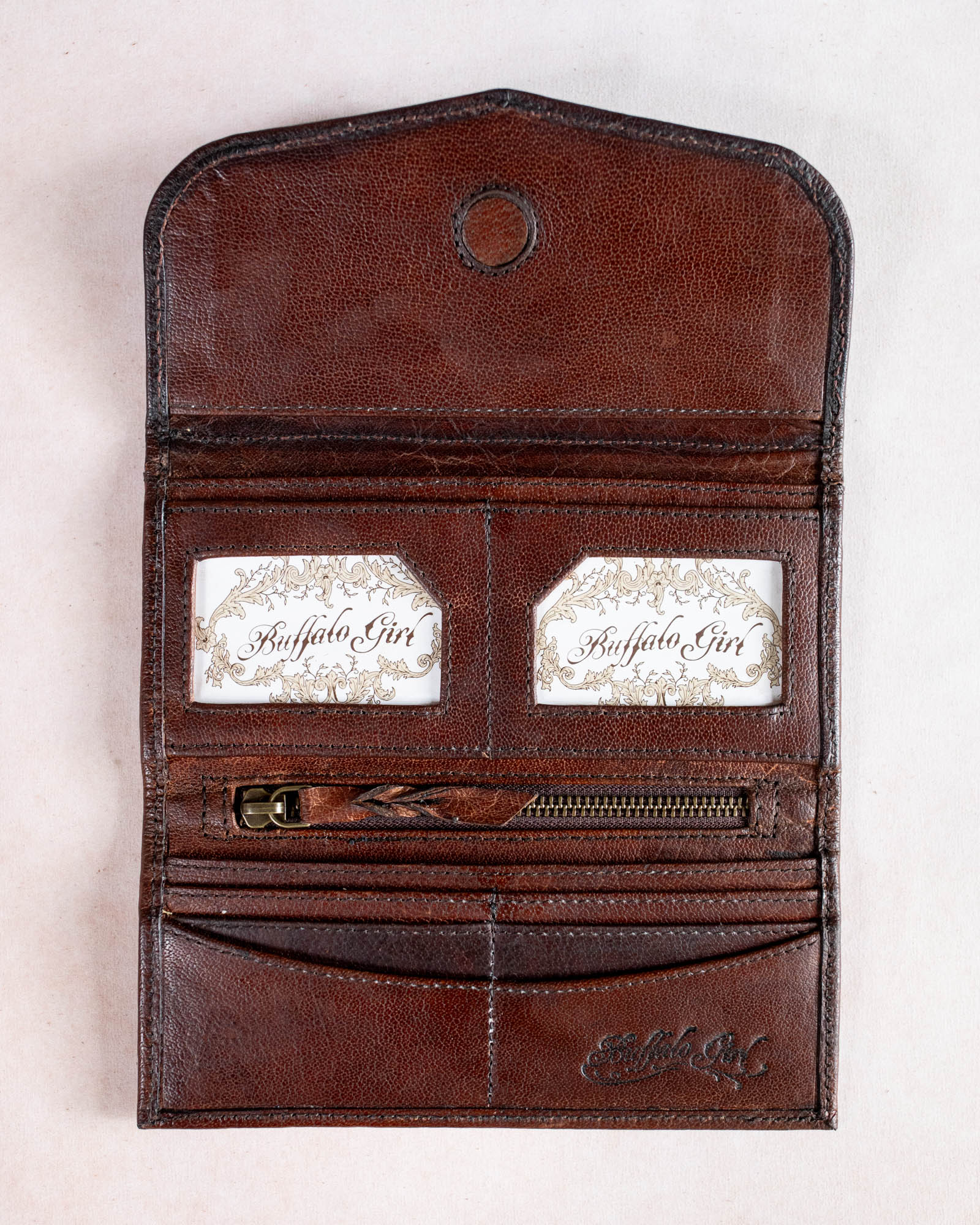 Mandala Wallet with Navajo Concho