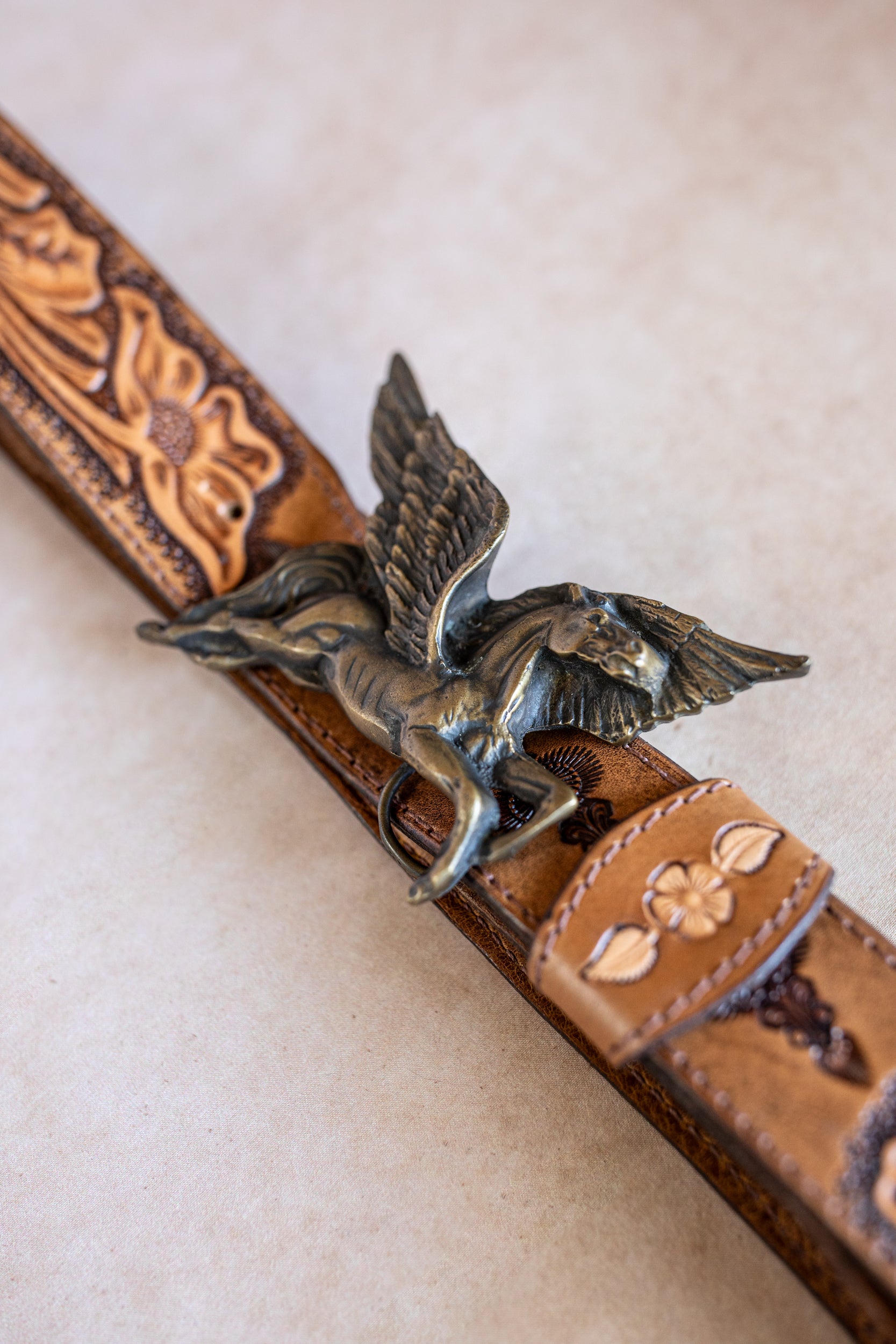 Pegasus Desert Ranger Belt with Turquoise