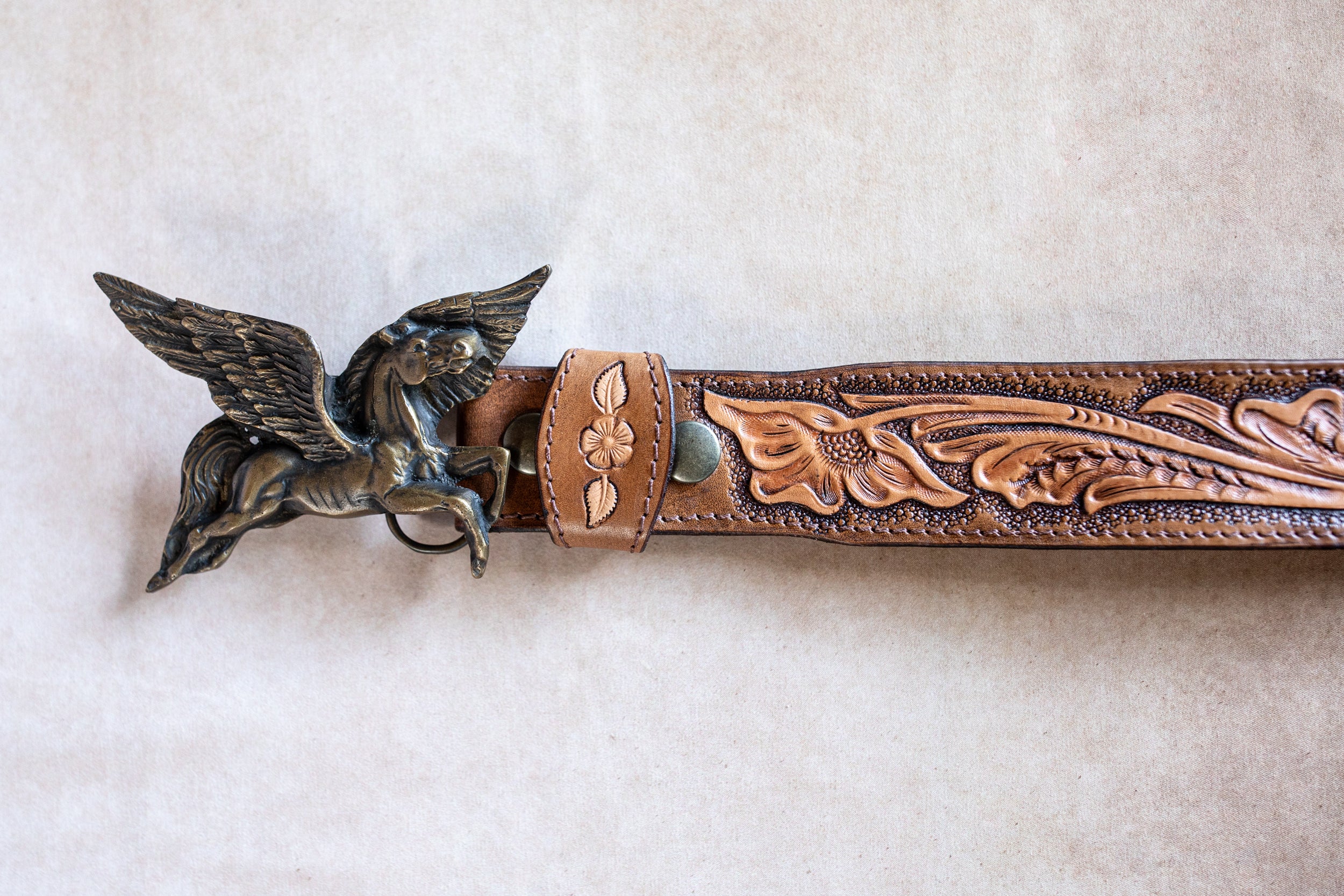 Pegasus Desert Ranger Belt with Turquoise