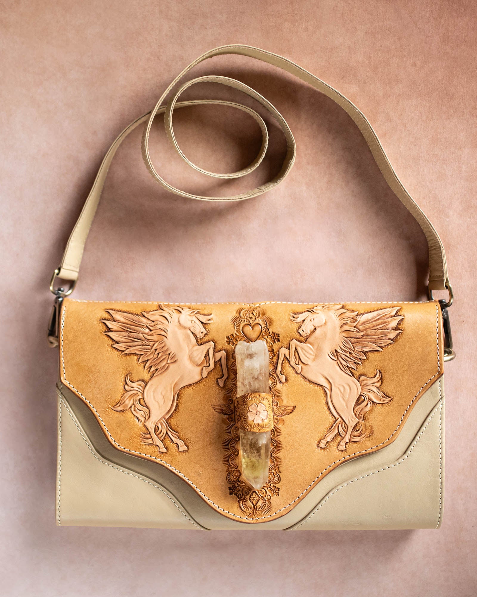 Pegasus Clutch with Citrine