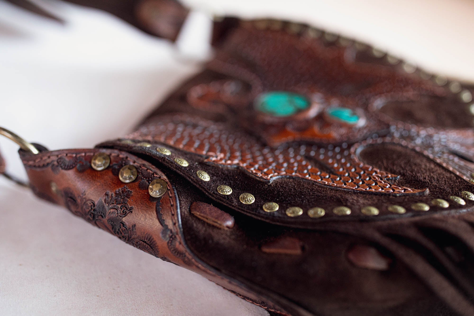 Petite Cheyenne Eagle Bag with Turquoise