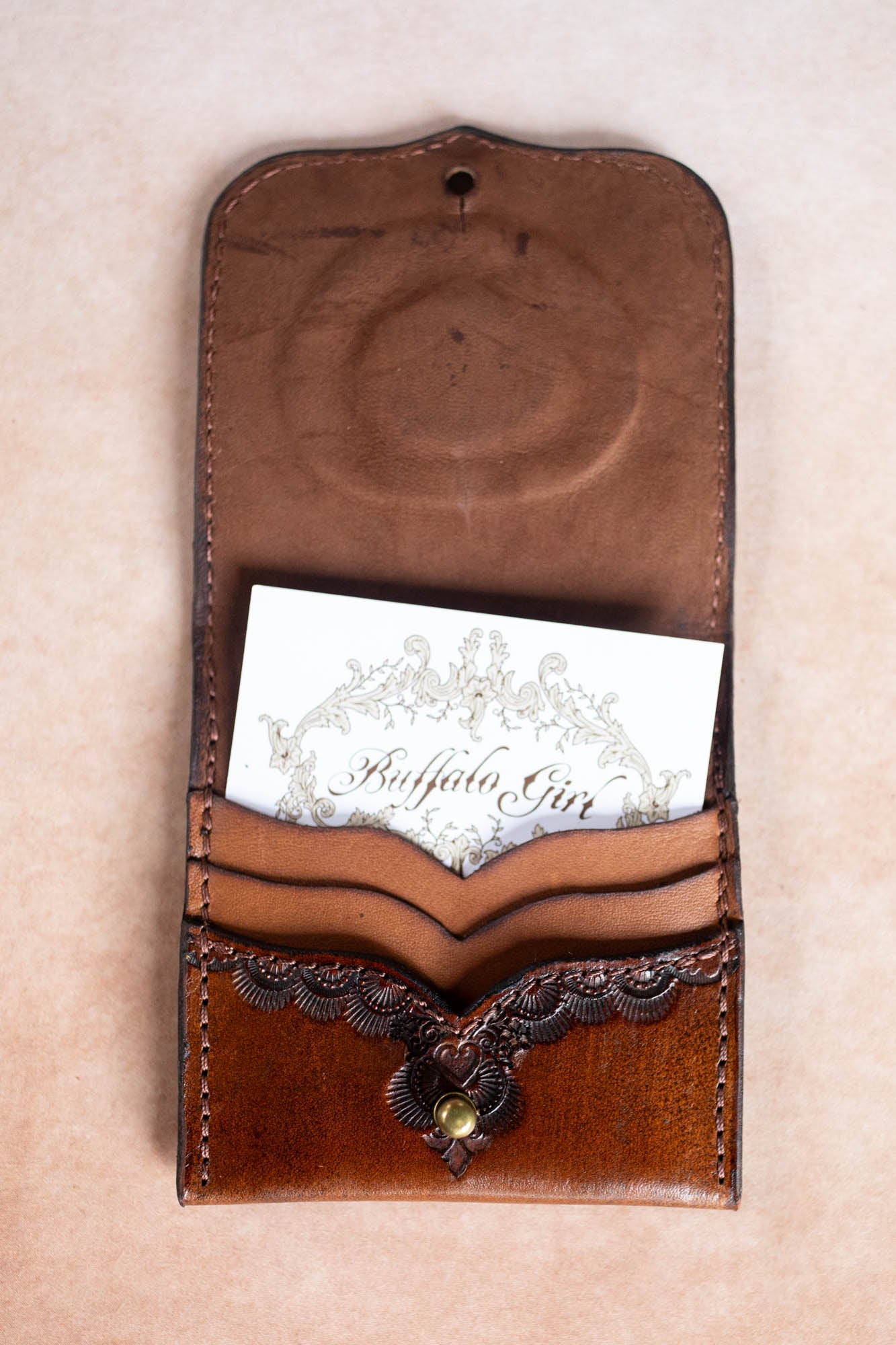 Pocket Wallet with Turquoise