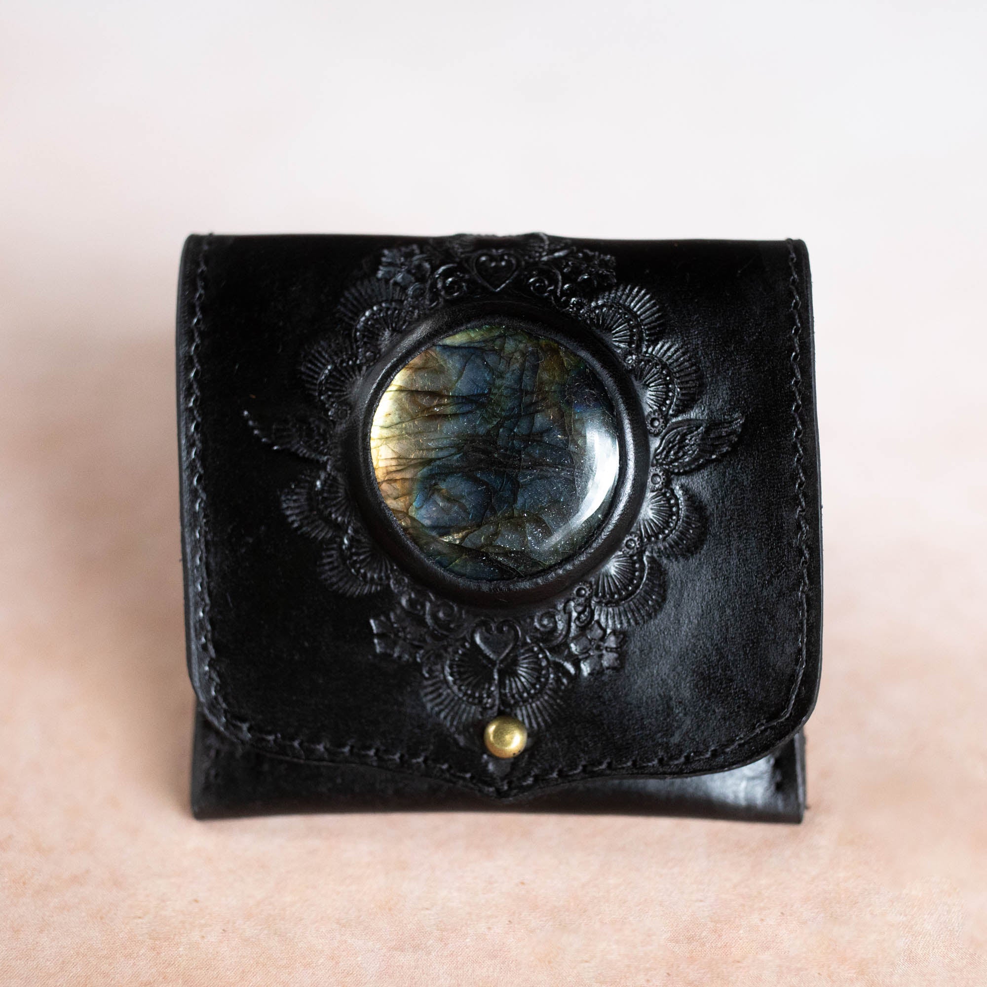 Pocket Wallet with Labradorite