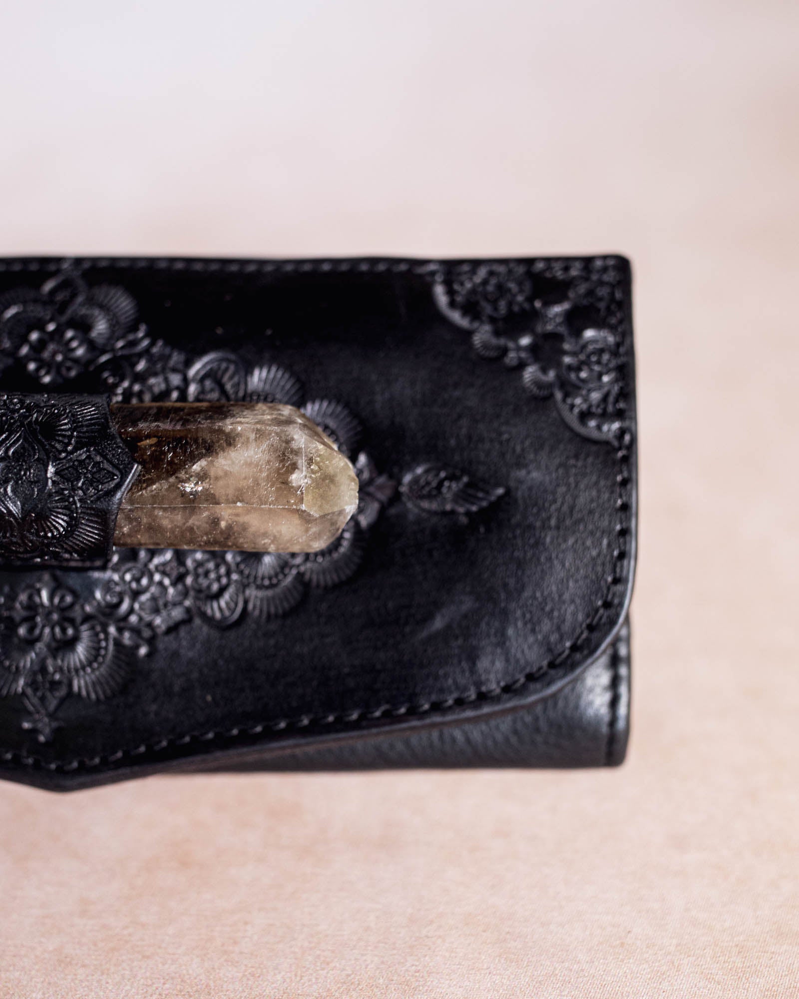 Priestess Wallet with Smoky Quartz