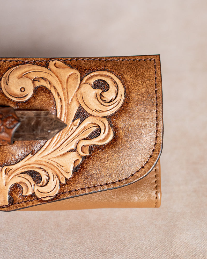 Western Priestess Wallet with Smoky Quartz