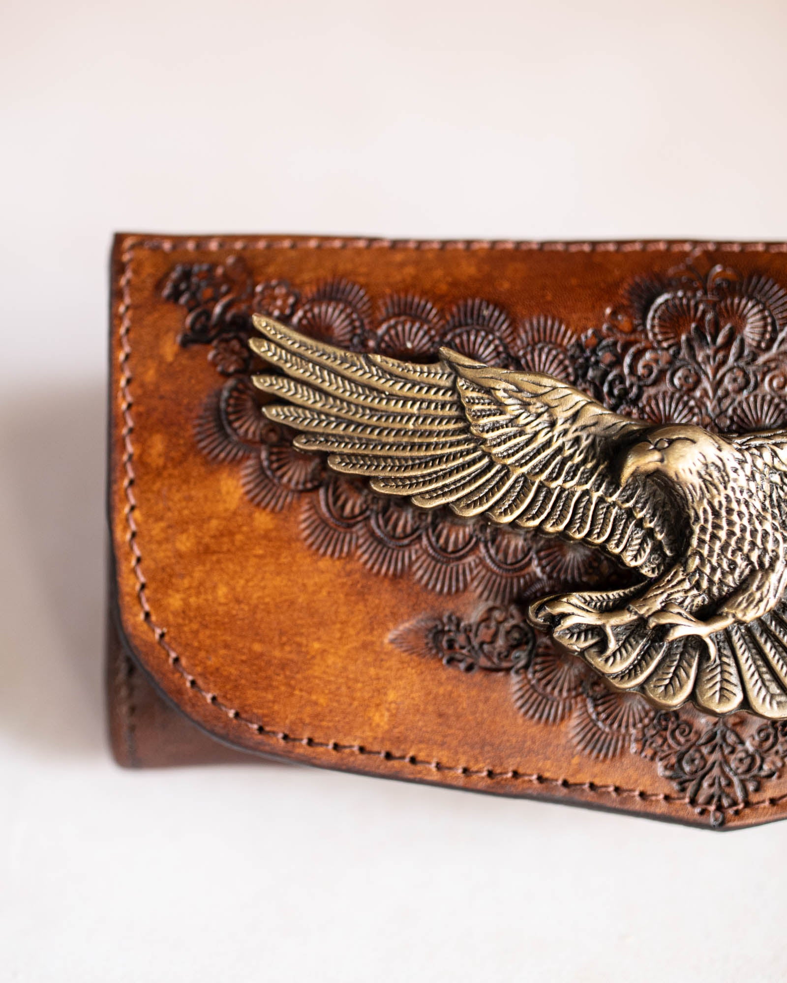 Rebel Eagle Wallet - Antique Brown
