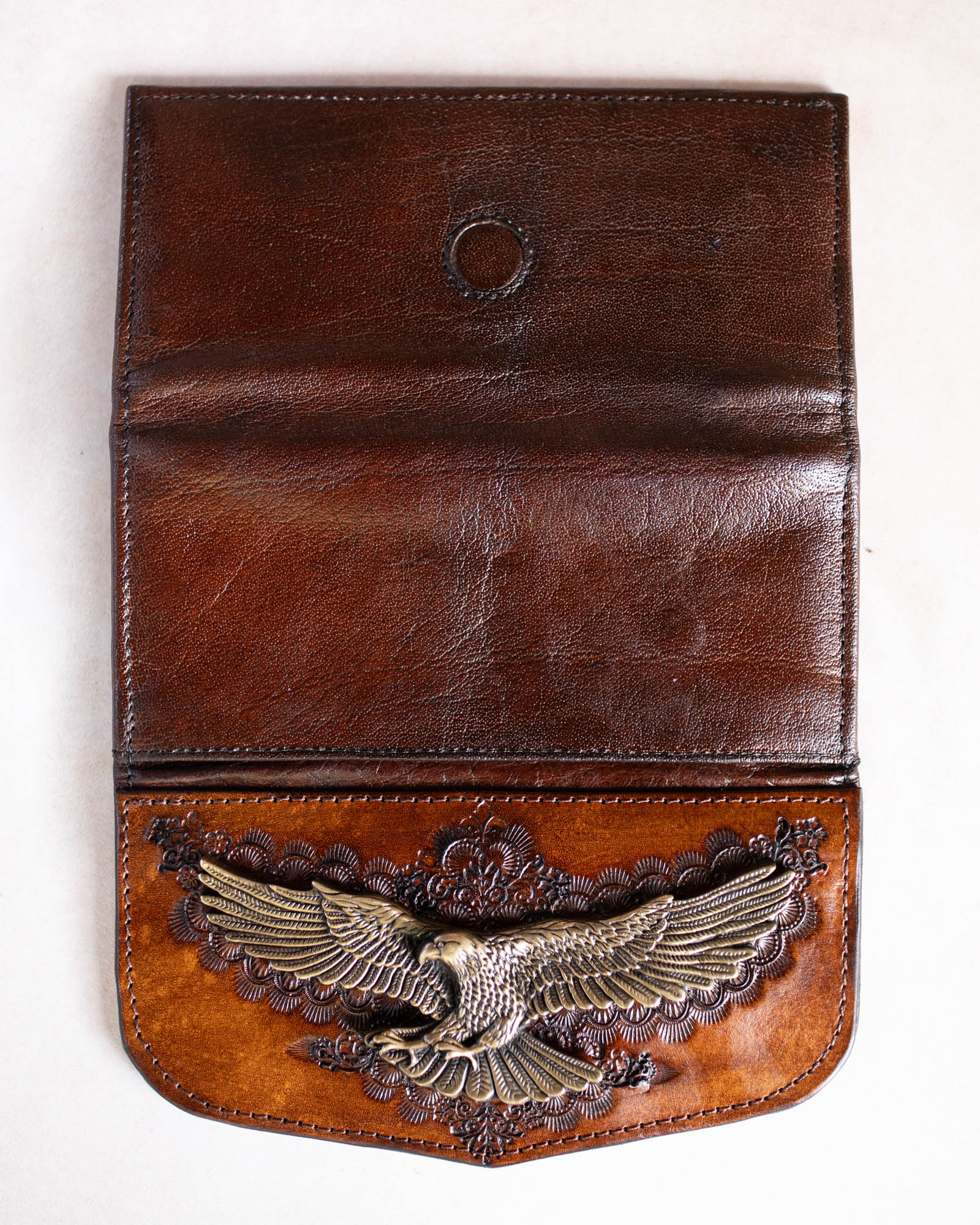 Rebel Eagle Wallet - Antique Brown