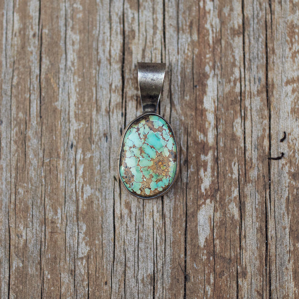 Vintage Navajo Pendant with Royston Turquoise