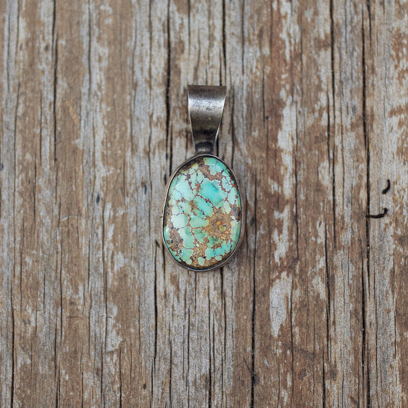 Vintage Navajo Pendant with Royston Turquoise