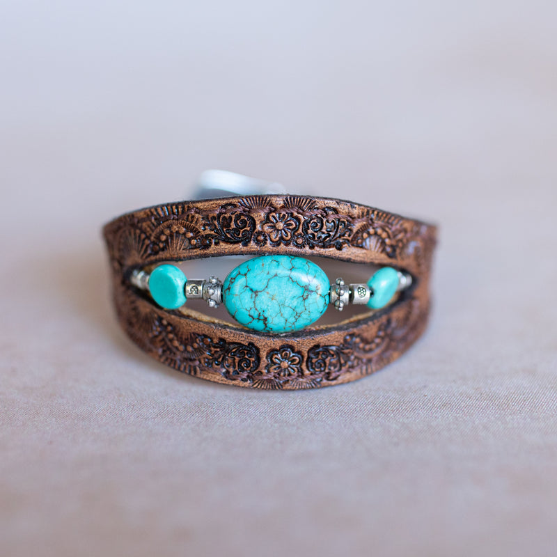 Savannah Cuff with Turquoise