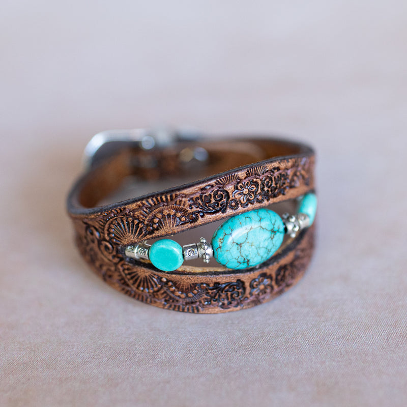 Savannah Cuff with Turquoise