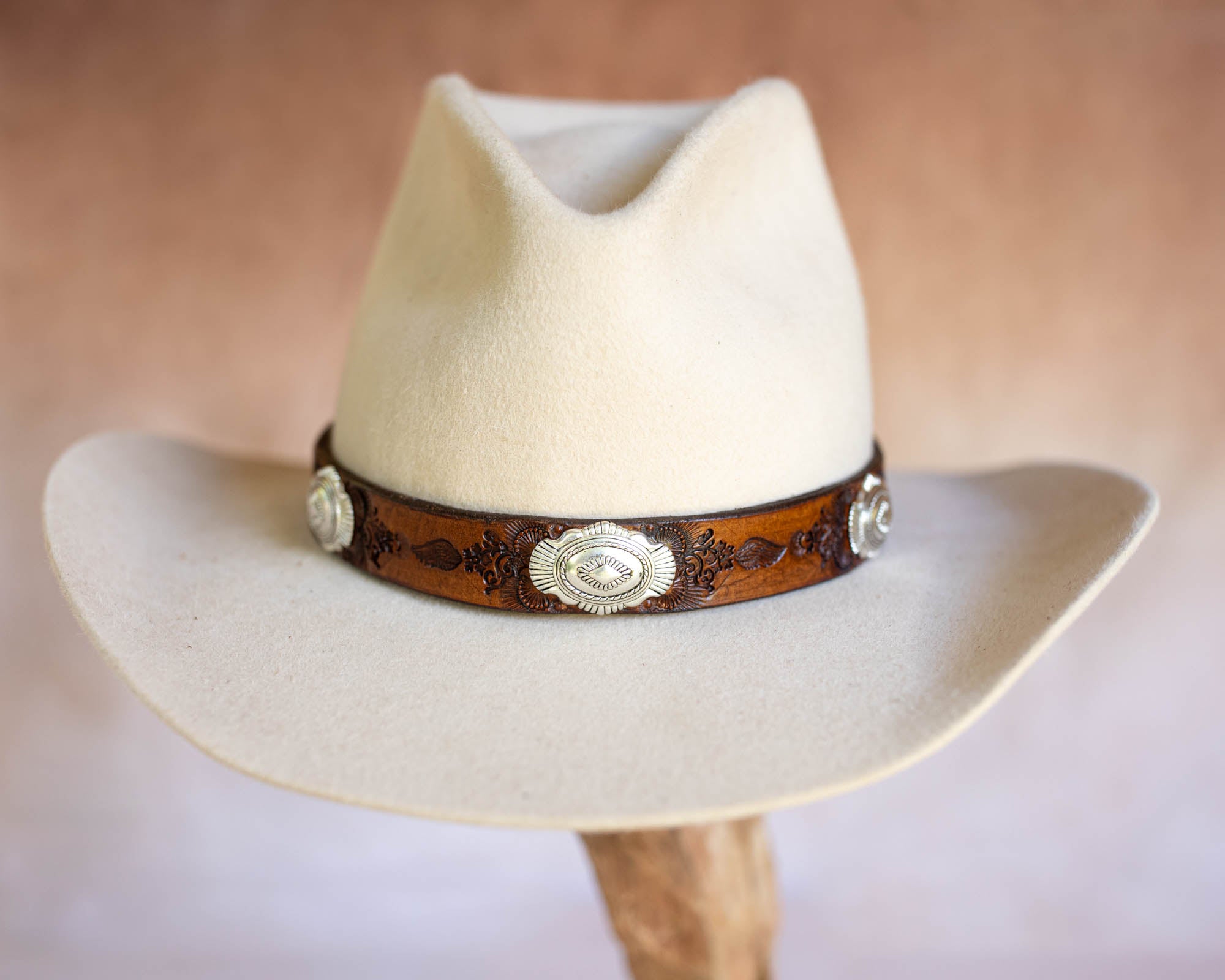 Southwest Concho Hat Band