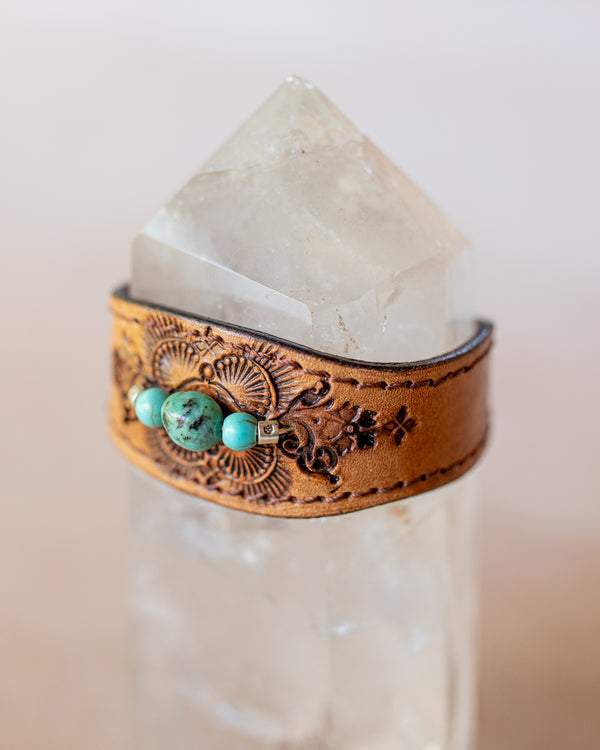 Petite Cuff with Turquoise