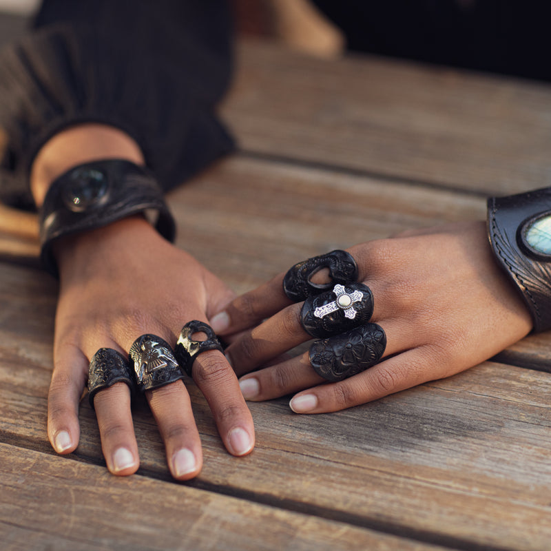 Silver Cross Ring