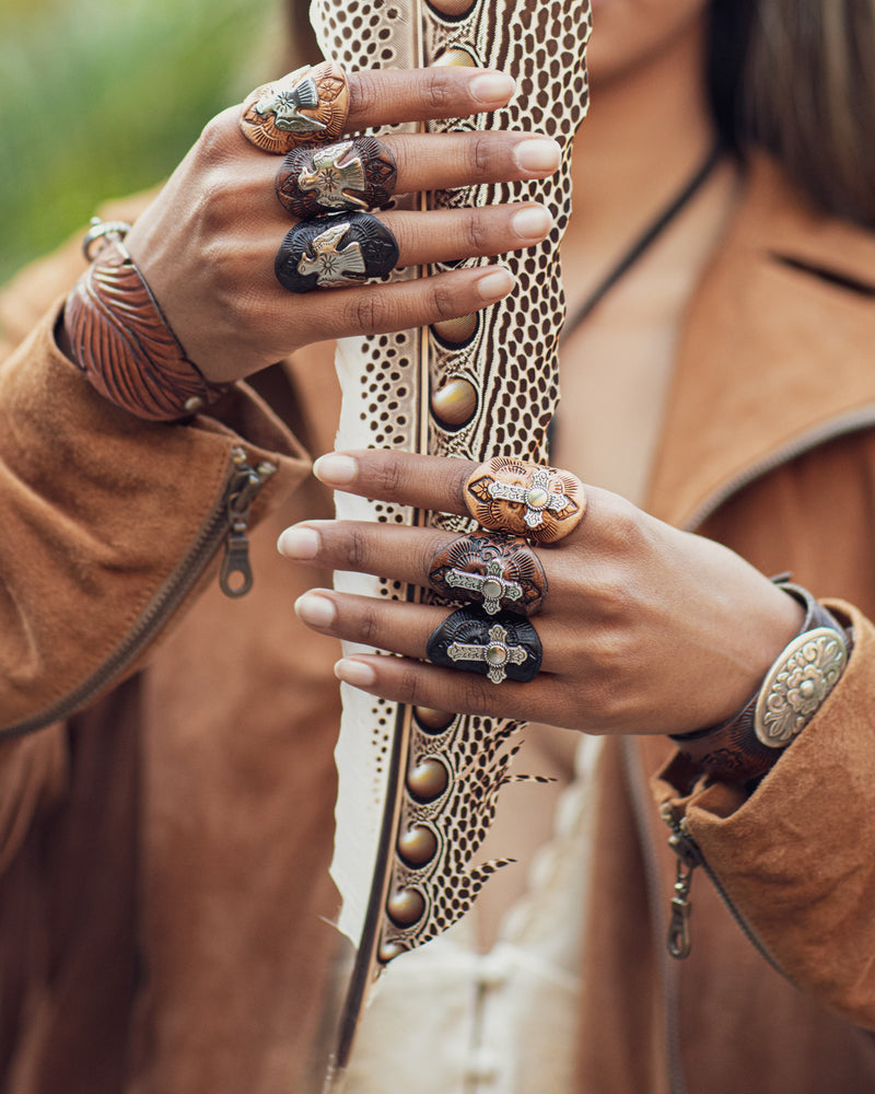 Silver Cross Ring