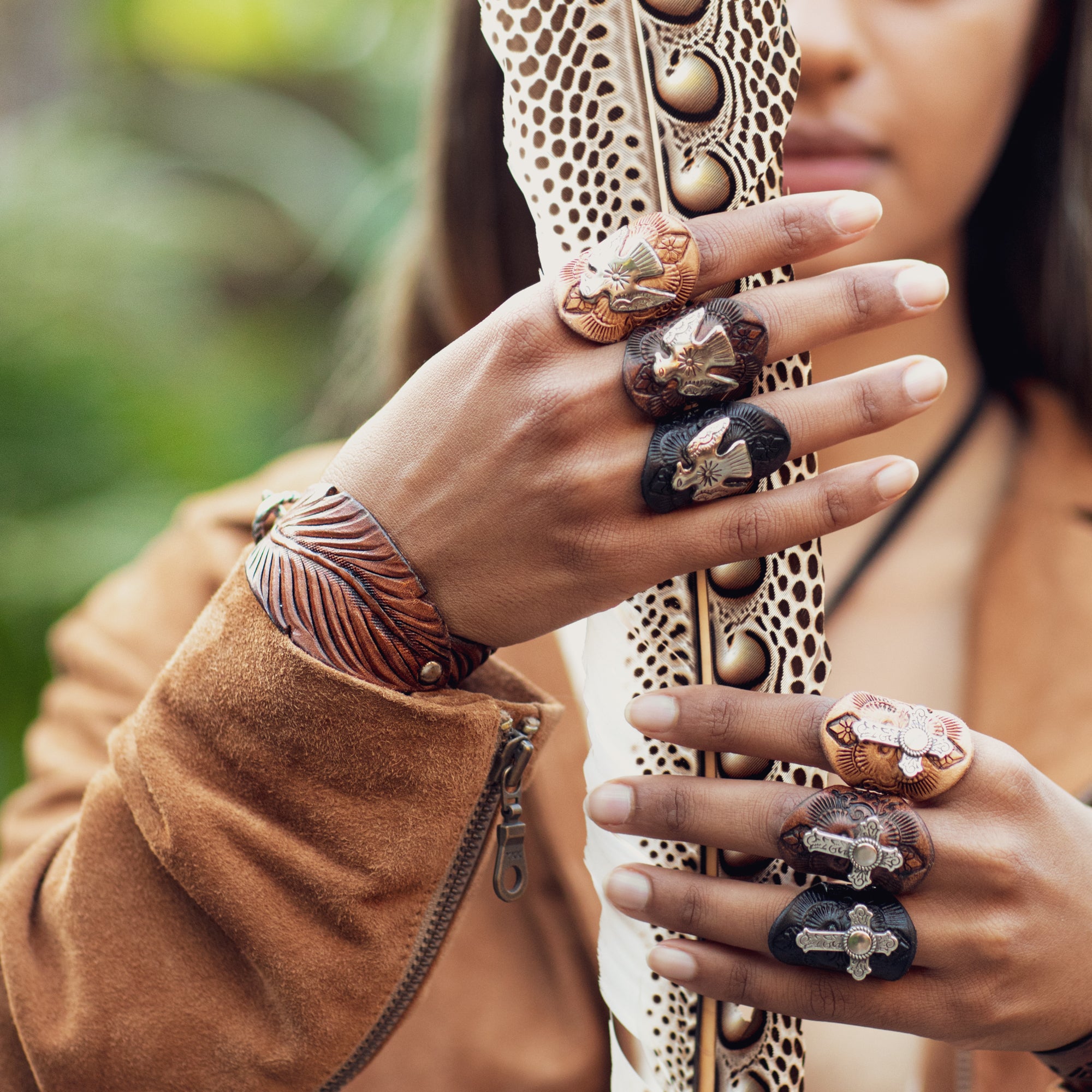 Little Eagle Feather Cuff