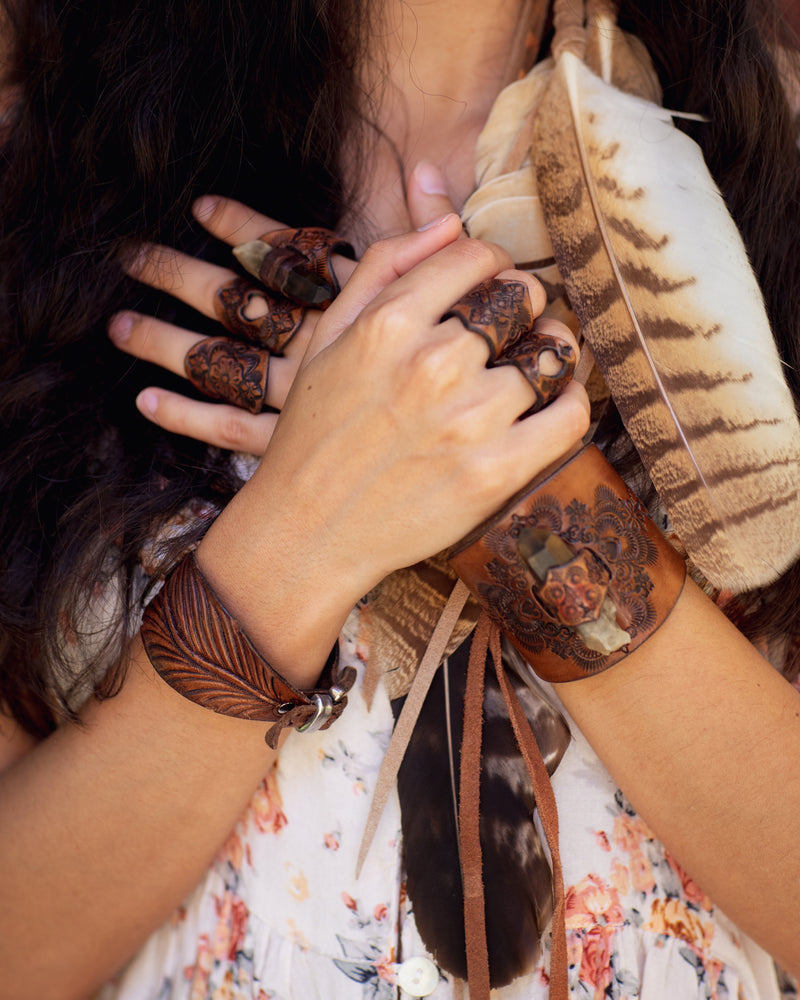 Little Eagle Feather Cuff